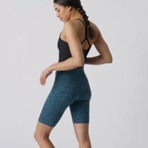 REI Co-op Take Your Time Yoga Shorts Women's Serene Leaves Cove Water Sz Small